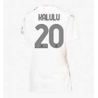 Fotbalové Dres AC Milan Pierre Kalulu #20 Dámské Venkovní 2023-24 Krátký Rukáv